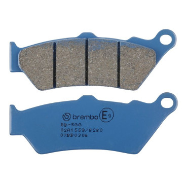 PLAQUETTE DE FREIN BREMBO POUR BMW F 850 GS ADVENTURE 2018>2023 AV, R 1250 R 2019> AR/DUCATI 1200 DIAVEL 2011> AR/KTM 690 ENDURO R 2009>2023 AV (ROUTE CARBONE CERAMIQUE) -07BB0306- 8020584631874