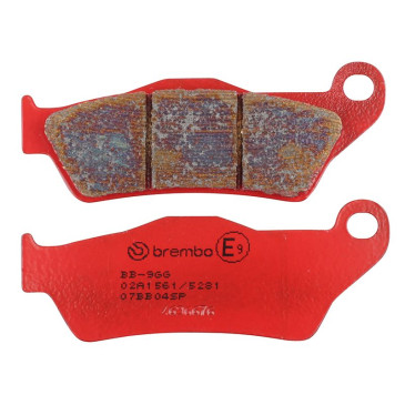 PLAQUETTE DE FREIN BREMBO POUR CF MOTO 800 MT SPORT 2022> AR/DUCATI 1158 MULTISTRADA V4 2021 AR/YAMAHA 700 XTZ TENERE 2019> AV, 125 YZF-R125 2008>2013 AV (ROUTE CARBONE CERAMIQUE) -07BB04SP- 8020584632062