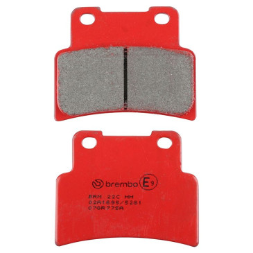 PLAQUETTE DE FREIN BREMBO POUR YAMAHA 125 MT-125 2014> AV, 125 YZF-R125 2014> AV/APRILIA 125 RS 2006>2012 AV, 750 SHIVER SL 2007>2018 AV (ROUTE CARBONE CERAMIQUE) -07GR77SA- 8020584633816