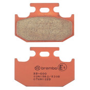 PLAQUETTE DE FREIN BREMBO POUR YAMAHA 125 MT-125 2020> AR, 125 XSR 2022> AR, 125 YZF-R125 2019> AR, 600 TT R 1993>1995 AR, 125 DT X SUPERMOTARD 2005>2008 AR (OFF ROAD METAL FRITTE) -07KA12SD- 8020584635995