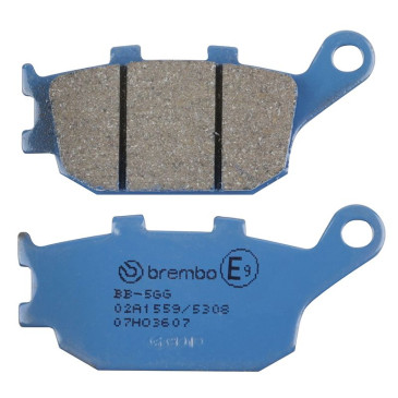 PLAQUETTE DE FREIN BREMBO POUR HONDA 600 CB F HORNET 1998>2012 AR, 1100 CRF L AFRICA TWIN 2020> AR/KAWASAKI 650 KLE VERSYS 2016> AR/YAMAHA 700 MT-07 2014> AR (ROUTE CARBONE CERAMIQUE) -07HO3607- 8020584635193