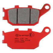 PLAQUETTE DE FREIN BREMBO POUR HONDA 600 CB F HORNET 1998>2012 AR, 1100 CRF L AFRICA TWIN 2020> AR/KAWASAKI 650 KLE VERSYS 2016> AR/YAMAHA 700 MT-07 2014> AR (ROUTE METAL FRITTE) -07HO36SP- 8020584635209