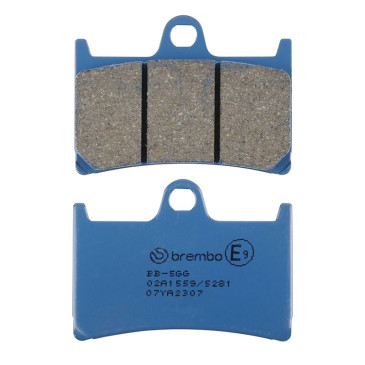 PLAQUETTE DE FREIN BREMBO POUR YAMAHA 700 MT-07 2014> AV, 1000 MT-10 2016> AV, 900 XSR 2016> AV, 1200 XT Z SUPER TENERE 2014>2019 AV (ROUTE CARBONE CERAMIQUE) -07YA2307- 8020584638132