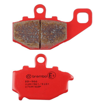 PLAQUETTE DE FREIN BREMBO POUR KAWASAKI 650 ER-6F 2006>2016 AR GAUCHE, 1000 Z1000 SX 2011>2023 AR, 636 ZX-6R 2002>2006 AR, 650 KLE VERSYS 2007>2014 AR GAUCHE (ROUTE CARBONE CERAMIQUE) -07KA16SP- 8020584636138