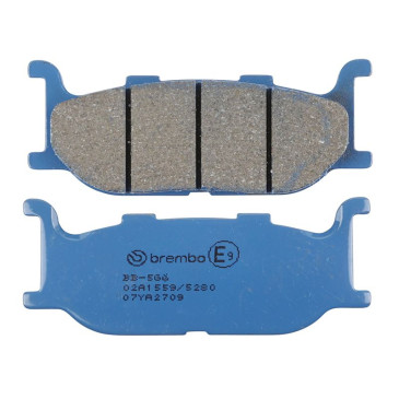 PLAQUETTE DE FREIN BREMBO POUR HONDA 500 CB HORNET 2024> AR, 650 CBR R 2019> AR/SUZUKI 800 Z800 2013>2016 AR, 900 Z900 2022> AR/SUZUKI 650 SV X 2019> AR (ROUTE CARBONE CERAMIQUE) -07YA2709- 8020584638248