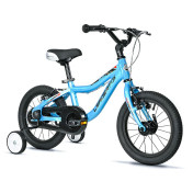 VELO MUSCULAIRE ENFANT 14 POUCES LEADER FOX BUBU 2025 BLEU CLAIR MONOVITESSE CADRE ALU (TAILLE ENFANT JUSQU'A 105cm) -V BRAKE- 8592826106063