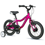 VELO MUSCULAIRE ENFANT 14 POUCES LEADER FOX BUBU 2025 ROSE MONOVITESSE CADRE ALU (TAILLE ENFANT JUSQU'A 105cm) -V BRAKE- 8592826106117