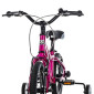 VELO MUSCULAIRE ENFANT 14 POUCES LEADER FOX BUBU 2025 ROSE MONOVITESSE CADRE ALU (TAILLE ENFANT JUSQU'A 105cm) -V BRAKE- 8592826106117
