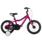 VELO MUSCULAIRE ENFANT 14 POUCES LEADER FOX BUBU 2025 ROSE MONOVITESSE CADRE ALU (TAILLE ENFANT JUSQU'A 105cm) -V BRAKE- 8592826106117