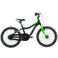 VELO MUSCULAIRE ENFANT 18 POUCES LEADER FOX FOX 2025 NOIR / VERT MONOVITESSE CADRE ALU (TAILLE ENFANT 115 à 125 cm) 8592826106155