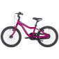 VELO MUSCULAIRE ENFANT 18 POUCES LEADER FOX 2025 ROSE MONOVITESSE CADRE ALU (TAILLE ENFANT 115 à 125 cm) -V BRAKE- 8592826106162