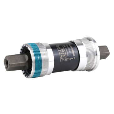 BOITIER PEDALIER SHIMANO CARRE UN300 118mm (boite de 68) FILETAGE ANGLAIS / BSC / 1,37x24 (MONTAGE ATELIER) 3700948303597