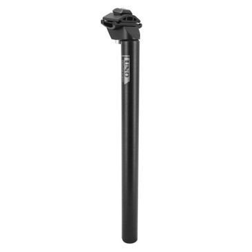 SEATPOST FOR MTB - ZOOM -ALUMINIUM- BLACK Ø. 27.2 L350mm (WITH STAINLESS SCREWS) 3700948045572