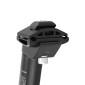 SEATPOST FOR MTB - ZOOM -ALUMINIUM- BLACK Ø. 27.2 L350mm (WITH STAINLESS SCREWS) 3700948045572