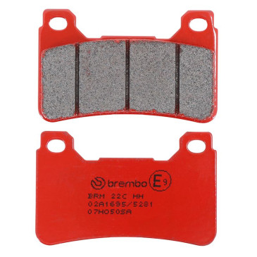 PLAQUETTE DE FREIN BREMBO POUR HONDA 1000 CB R 2008>2016 AV, 1000 CBR RR FIREBLADE 2004>2016 AV, 800 VFR F 2014>2016 AV, 600 CBR RR 2005>2018 AV (ROUTE METAL FRITTE) -07HO50SA- 8020584635506