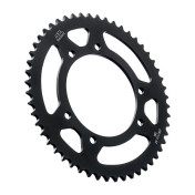 COURONNE 50 A BOITE ADAPTABLE RIEJU 50 MRT 2009>2022/GAS GAS 50 ROOKIE 2002>2005 420 52 DTS ACIER NOIR (DIAM 105/125/8.5) -JT SPROCKETS-