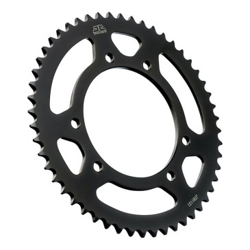 COURONNE 50 A BOITE ADAPTABLE APRILIA 50 SX 2006>2011 / DERBI 50 SENDA R X-TREME 2002>2017 / GILERA 50 RCR 2003>2011, SMT 2003>2010 420 53 DTS ACIER NOIR (DIAM 105/125/8.5) -JT SPROCKETS-