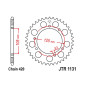 COURONNE 50 A BOITE ADAPTABLE APRILIA 50 SX 2006>2011 / DERBI 50 SENDA R X-TREME 2002>2017 / GILERA 50 RCR 2003>2011, SMT 2003>2010 420 53 DTS ACIER NOIR (DIAM 105/125/8.5) -JT SPROCKETS-
