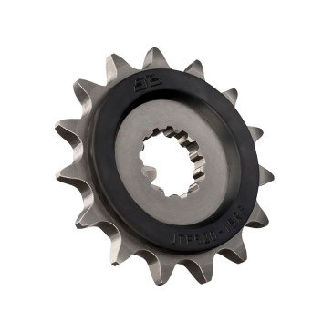 PIGNON MOTO ADAPTABLE TRIUMPH 765 STREET TRIPLE R 2023 / SUZUKI 650 SV S 1999>2009, 650 DL V-STROM 2004> 525 15 DTS RB RUBBER (RENFORT CAOUTCHOUC - ANTI BRUIT) -JT SPROCKETS-