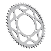 COURONNE MOTO ADAPTABLE TRIUMPH 675 STREET TRIPLE 2008>2016, 675 DAYTONA 2006>2017 525 47 DTS ACIER GRIS (DIAM 106/125/10.5) -JT SPROCKETS-