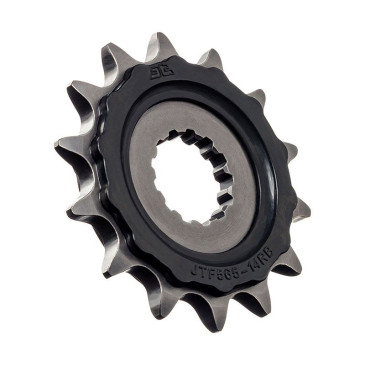 PIGNON MOTO ADAPTABLE CF MOTO 400 NK 2022>2023, 650 GT 2021>2023 / YAMAHA 320 MT-03 2016> 520 14 DTS RB RUBBER (RENFORT CAOUTCHOUC - ANTI BRUIT) -JT SPROCKETS-