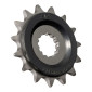 PIGNON MOTO ADAPTABLE CF MOTO 650 MT 2021>2023, 700 CF-X 2021>2023 / KAWASAKI 650 Z650 2017> 520 15 DTS RB RUBBER (RENFORT CAOUTCHOUC - ANTI BRUIT) -JT SPROCKETS-