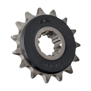 PIGNON MOTO ADAPTABLE HONDA 600 CB F HORNET 1998>2006 525 15 DTS RB RUBBER (RENFORT CAOUTCHOUC - ANTI BRUIT) -JT SPROCKETS-