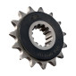 PIGNON MOTO ADAPTABLE HONDA 650 CB F 2014>2018, 650 CB R 2019>2024, 650 CBR R 2019> 525 15 DTS RB RUBBER (RENFORT CAOUTCHOUC - ANTI BRUIT) -JT SPROCKETS-