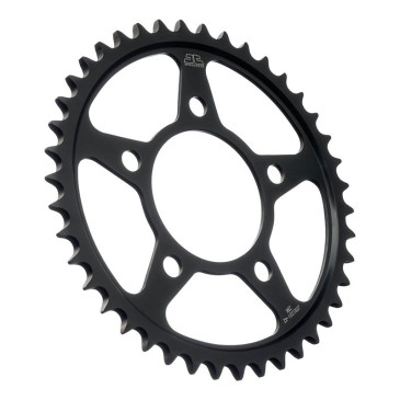COURONNE MOTO ADAPTABLE HONDA 1100 CRF AFRICA TWIN 2020>, 1000 CRF AFRICA TWIN 2016>2019 525 42 DTS ACIER NOIR (DIAM 80/110/12.5) -JT SPROCKETS-