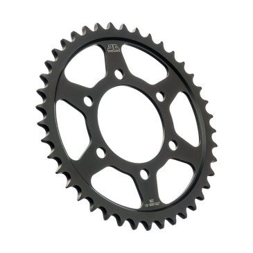 COURONNE MOTO ADAPTABLE KAWASAKI 1000 Z1000 SX 2011>2019, 1000 NINJA SX 2020>2024, 1000 ZX-10R NINJA 2008> 525 41 DTS ACIER NOIR (DIAM 80/104/10.5) -JT SPROCKETS-