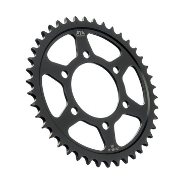 COURONNE MOTO ADAPTABLE KAWASAKI 900 Z900 RS 2018>2022, 1000 Z1000 2003>2013 525 42 DTS ACIER NOIR (DIAM 80/104/10.5) -JT SPROCKETS-