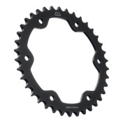 COURONNE MOTO ADAPTABLE KTM 525 38 DTS ACIER NOIR (DIAM 80/110/12.5) -JT SPROCKETS-