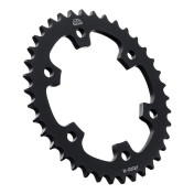 COURONNE MOTO ADAPTABLE ROYAL ENFIELD 650 CONTINENTAL 2019>2024, 650 INTERCEPTOR 2019>2024 525 38 DTS ACIER NOIR (DIAM 111/142/10.5) -JT SPROCKETS-