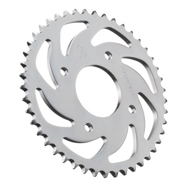 COURONNE MOTO ADAPTABLE SUZUKI 125 GSX-R 2017>2024, GSX-S 2017>2024 428 45 DTS ACIER GRIS (DIAM 58/90/8.5) -JT SPROCKETS-