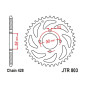 COURONNE MOTO ADAPTABLE SUZUKI 125 GSX-R 2017>2024, GSX-S 2017>2024 428 45 DTS ACIER GRIS (DIAM 58/90/8.5) -JT SPROCKETS-