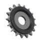PIGNON MOTO ADAPTABLE TRIUMPH 1200 SPEED TRIPLE RR 2021>2023, 1200 BONNEVILLE T120 2016>2023 525 17 DTS RB RUBBER (RENFORT CAOUTCHOUC - ANTI BRUIT) -JT SPROCKETS-