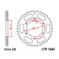COURONNE MOTO ADAPTABLE YAMAHA 125 MT-125 2020>2024, YZF-R125 2019>2022 428 52 DTS ACIER GRIS (DIAM 76/100/8.5) -JT SPROCKETS-