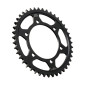 COURONNE MOTO ADAPTABLE YAMAHA 700 MT-07 2014>2024, 1000 MT-10 2016>2021, 700 XSR 2016>2024 / SUZUKI 750 GSX-S 2017>2023 525 43 DTS ACIER NOIR (DIAM 110/130/10.5) -JT SPROCKETS-
