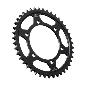 COURONNE MOTO ADAPTABLE YAMAHA 700 MT-07 2014>2024, 1000 MT-10 2016>2021, 700 XSR 2016>2024 / SUZUKI 750 GSX-S 2017>2023 525 43 DTS ACIER NOIR (DIAM 110/130/10.5) -JT SPROCKETS-