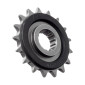 PIGNON MOTO ADAPTABLE APRILIA 660 RS 2021>2024, 660 TUONO 2021>2024 520 17 DTS RB RUBBER (RENFORT CAOUTCHOUC - ANTI BRUIT) -JT SPROCKETS-