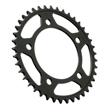 COURONNE MOTO ADAPTABLE HONDA 500 CB F 2013>2021, 500 CB XA 2013>2018, 500 CBR R 2013>2021 520 41 DTS ACIER NOIR (DIAM 112/138/12.5) -JT SPROCKETS-