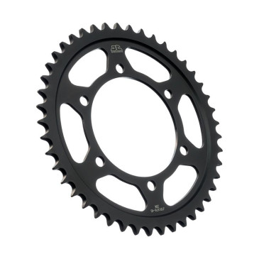 COURONNE MOTO ADAPTABLE SUZUKI 750 GSX-R 2011>2019, 1000 GSX-R 2017>2024 / YAMAHA 900 MT-09 2014>2020 525 45 DTS ACIER NOIR (DIAM 110/130/10.5) -JT SPROCKETS-