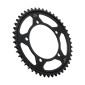 COURONNE MOTO ADAPTABLE SUZUKI 650 DL V-STROM 2004>2024 525 47 DTS ACIER NOIR (DIAM 120/140/10.5) -JT SPROCKETS-