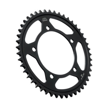 COURONNE MOTO ADAPTABLE SUZUKI 650 DL V-STROM 2004>2024 525 47 DTS ACIER NOIR (DIAM 120/140/10.5) -JT SPROCKETS-