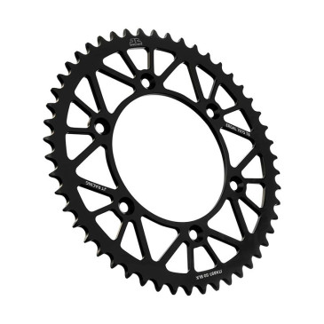 COURONNE MOTO ADAPTABLE HUSQVARNA 125 TC 2014>2019, 501 FE 2016>2024 / KTM 125 SX 1995>2019, 250 XC F 2012>2019, 500 EXC-F 2017>2024 520 50 DTS RACELITE ALU NOIR (DIAM 125/150/8.5) -JT SPROCKETS-