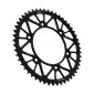 COURONNE MOTO ADAPTABLE HUSQVARNA 125 TC 2020>2024 / KTM 125 SX 2020>2024, 250 SX-F RACING 2015>2024 / GAS GAS 125 MC 2020>2024 520 51 DTS RACELITE ALU NOIR (DIAM 125/150/8.5) -JT SPROCKETS-