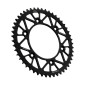COURONNE MOTO ADAPTABLE BETA 250 RR 2013>2021 2T, 300 RR 2013>2019 2T, 480 RR 2020>2021 / HONDA 250 CRF R 2011>2018, 450 CRF R 2019> 520 49 DTS RACELITE ALU NOIR (DIAM 125/153/8.5) -JT SPROCKETS-