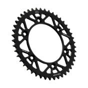 COURONNE MOTO ADAPTABLE CF MOTO 800 MT EXPLORE 2023>2024 / KTM 790 ADVENTURE 2019>2024, 890 ADVENTURE 2021>2024 520 45 DTS RACELITE ALU NOIR (DIAM 125/150/8.5) -JT SPROCKETS-