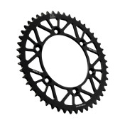 COURONNE MOTO ADAPTABLE YAMAHA 125 YZ 2022>, 230 TT-R 2005>, 450 YZ F 2007>2014, 450 YZ F 2020> 520 49 DTS RACELITE ALU NOIR (DIAM 130/150/8.5) -JT SPROCKETS-