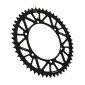 COURONNE MOTO ADAPTABLE KAWASAKI 250 KX 2018>, 450 KX F 2006>2018, 450 KX 2019>, 450 KLX R 2008>2021 520 50 DTS RACELITE ALU NOIR (DIAM 134/150/8.5) -JT SPROCKETS-